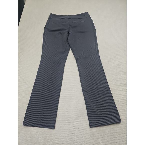 Liverpool Pants Womens 10 Navy Ministripe Bootcut Trousers Style #LM5099ZP - Picture 9 of 10